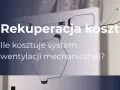 Rekuperacja koszt: ile kosztuje system wentylacji mechanicznej? Białe urządzenie z podłączonymi przewodami.