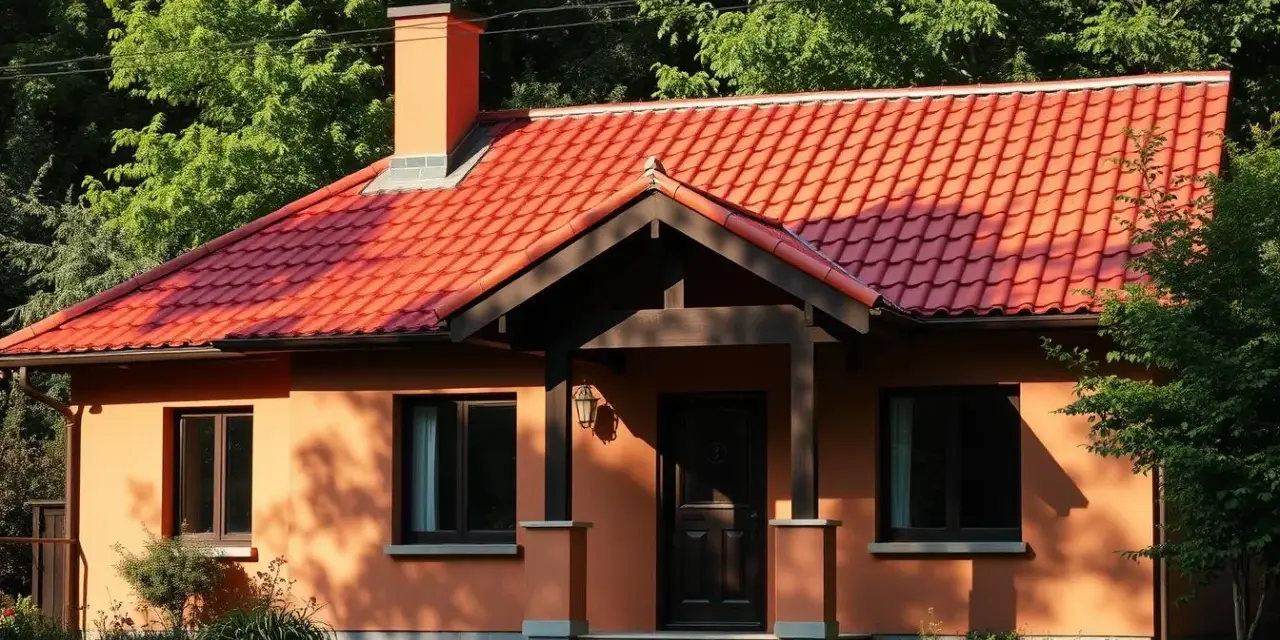 Czerwony dach jaka elewacja - idealne kolory, które zachwycą