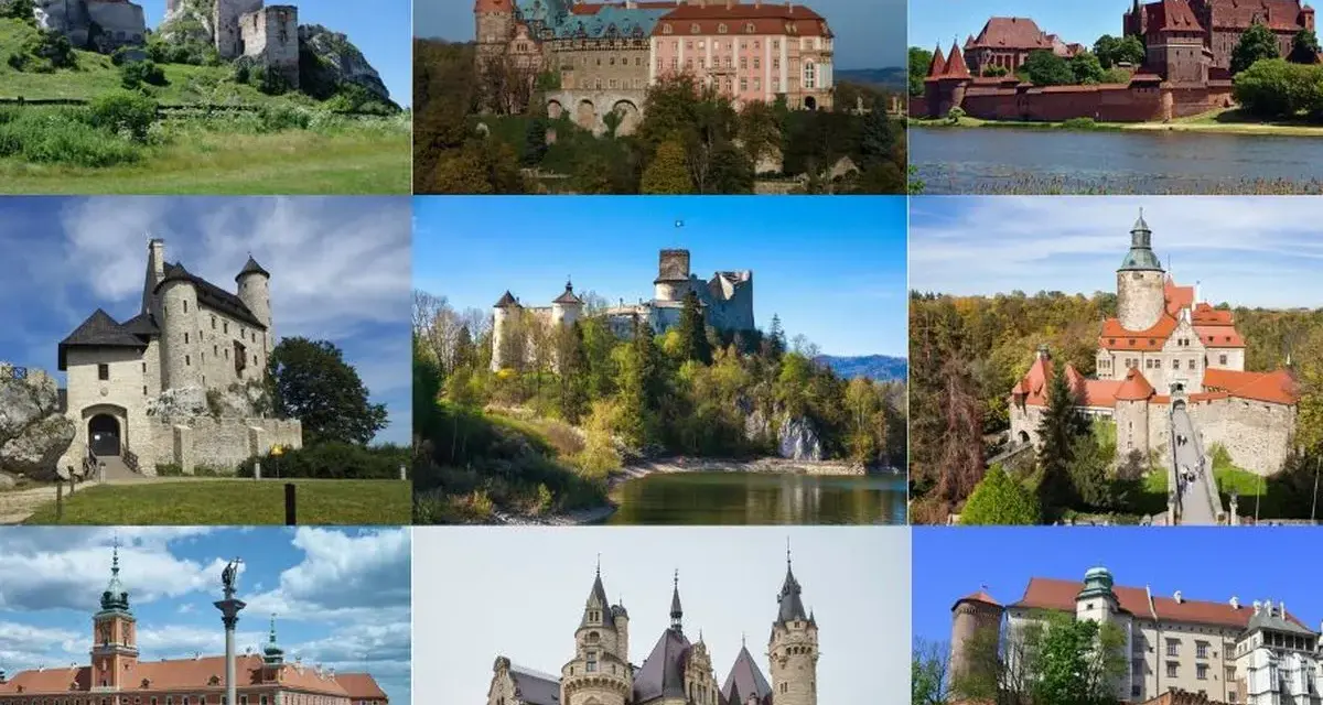 Kolekcja wspaniałych zamków w Polsce: od ruin na wzgórzach po okazałe rezydencje.