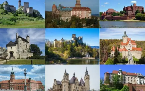 Kolekcja wspaniałych zamków w Polsce: od ruin na wzgórzach po okazałe rezydencje.
