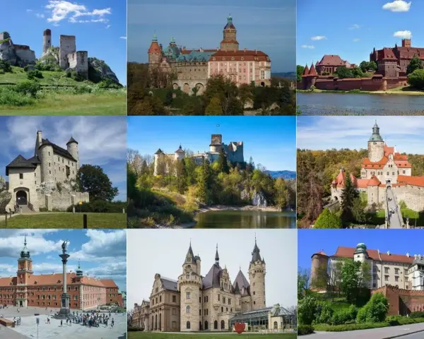 Kolekcja wspaniałych zamków w Polsce: od ruin na wzgórzach po okazałe rezydencje.